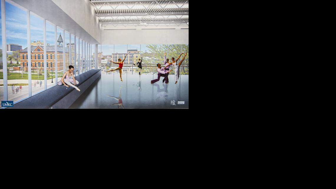 
Architectural renderings show the proposed new home for the UMKC Conservatory of Music and Dance. 
