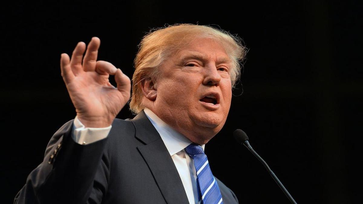 Republican presidential candidate Donald Trump spoke to supporters Friday at Dorton Arena in Raleigh, N.C.