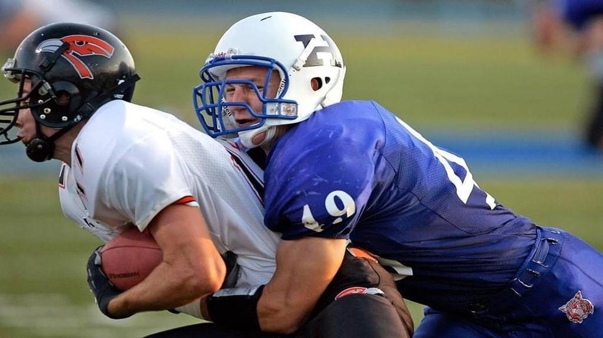 Michael Keck of Harrisonville (right) was one of the best high school players in Missouri in his senior year.