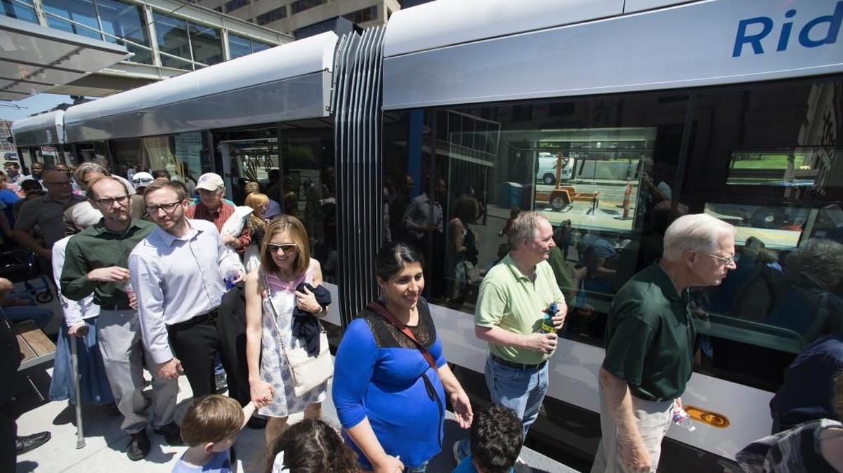 Crowds began lining up to ride Kansas City’s new downtown streetcar line in May — and they haven’t stopped coming since then.