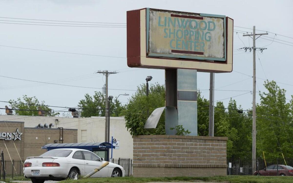 The Linwood Shopping Center at 31st Street and Prospect Avenue is an area that Mayor Sly James has targeted for redevelopment on the East Side.