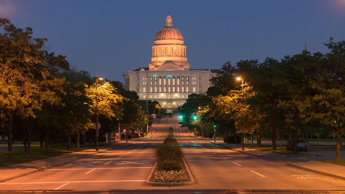 The Missouri Capitol.