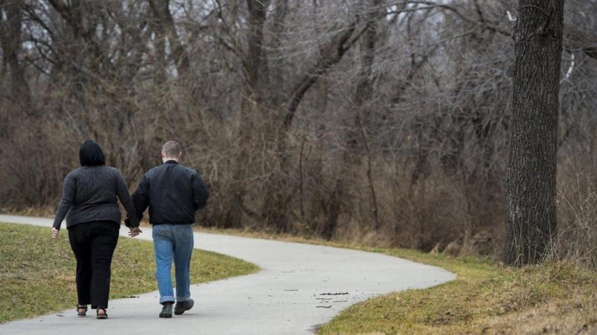 Dylan, 17, and Sammy Knowles, 15, who were married last summer, spent some time together in January in Leavenworth County before Dylan left for the Navy.
