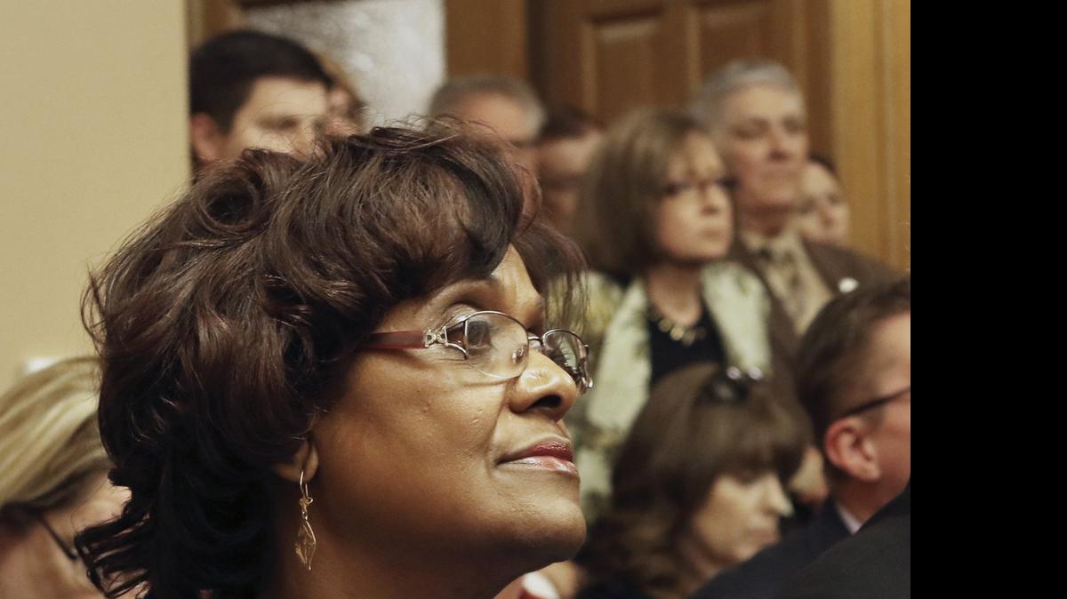
Rep. Valdenia Winn faces possible censure for speaking out.
