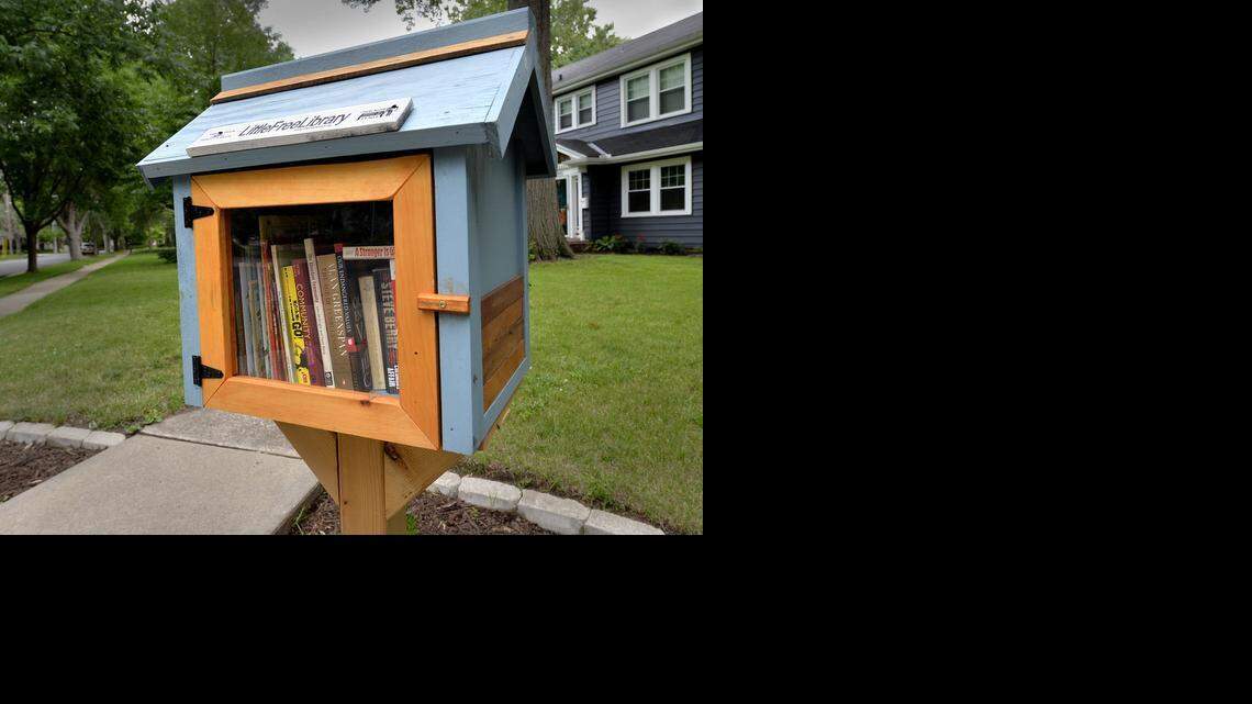 
The LittleFreeLibrary box on the northeast corner of 72nd and Summit streets.
