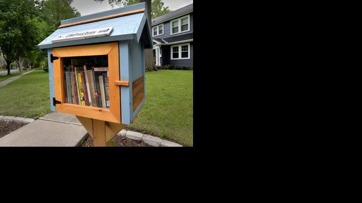 
The LittleFreeLibrary box on the northeast corner of 72nd and Summit streets.
