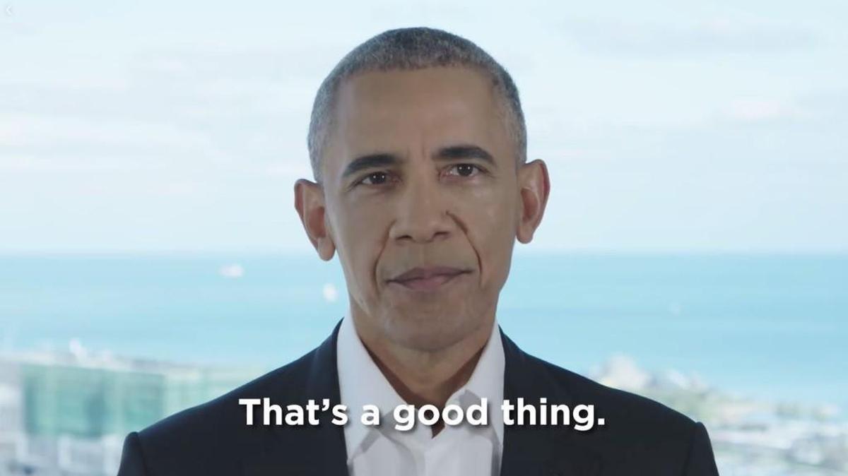 In a Facebook video, former President Barack Obama encourages Americans to sign up for the Affordable Care Act.