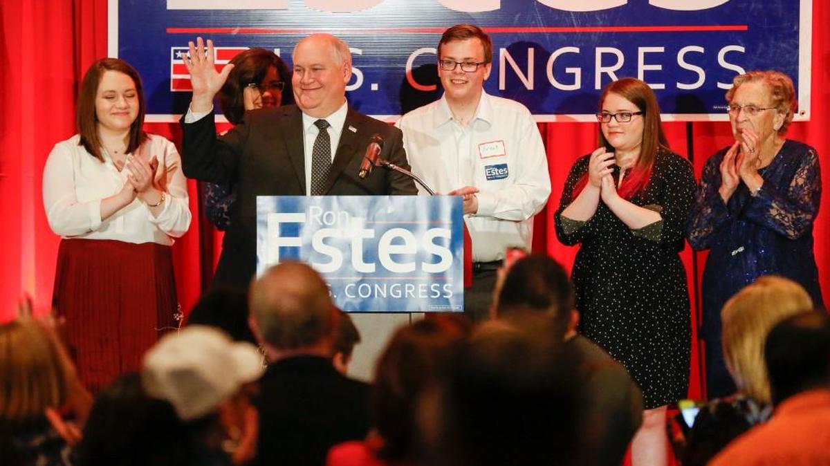 Ron Estes claimed a seat in Kansas’ 4th congressional district by a mere 7 points.