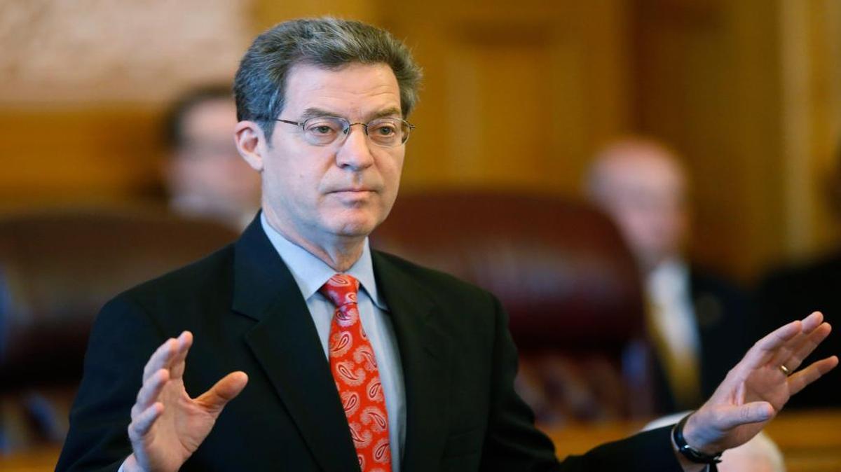 
Gov. Sam Brownback pleaded with GOP legislators to end the budget mess in the Kansas Legislature. But he offered no real solutions to help them do that.
