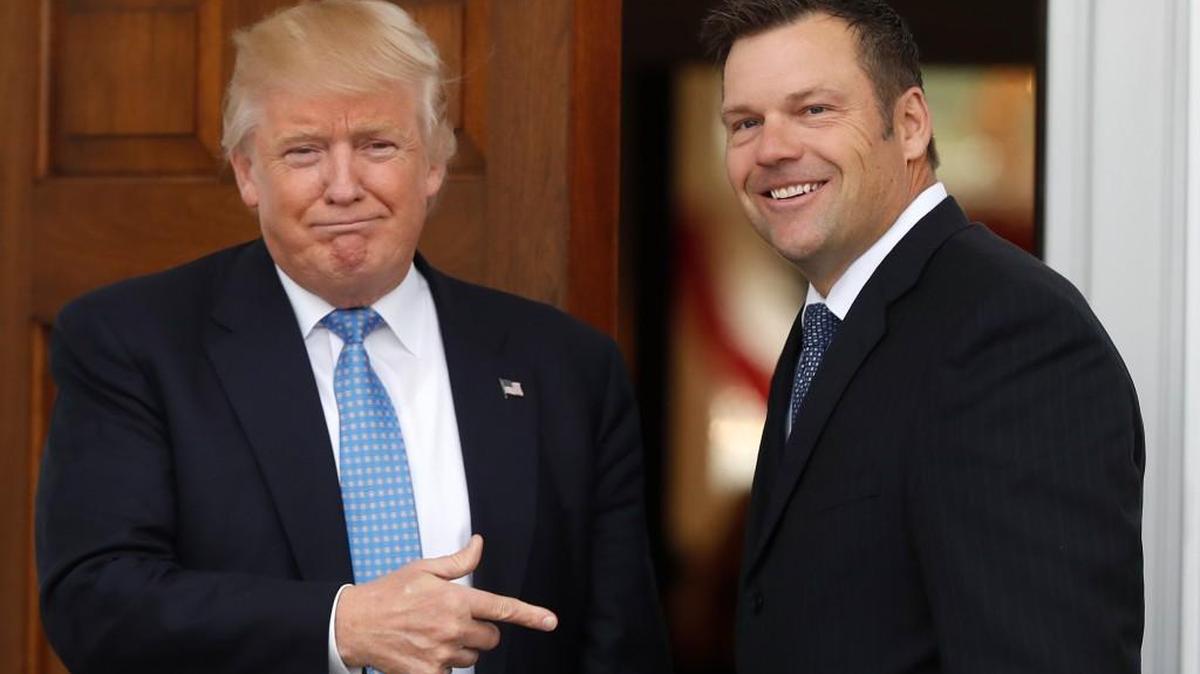 The voting commission for which Kansas Secretary of State Kris Kobach serves as vice chair is considering a proposal that would subject voters to the same background checks as gun owners.