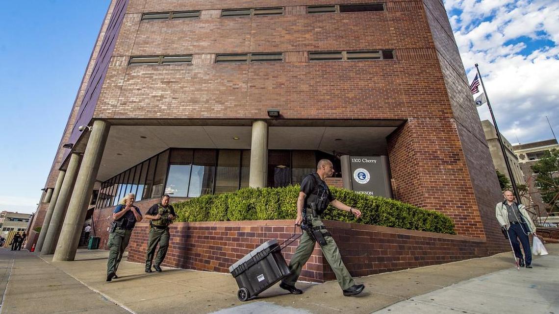 The Jackson County Detention Center in downtown Kansas City.