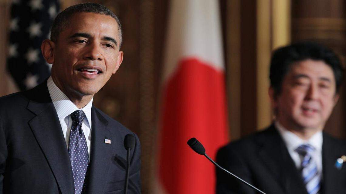 
The Trans-Pacific Partnership was on the agenda last year when President Barack Obama met with Japanese Prime Minister Shinzo Abe in Tokyo.
