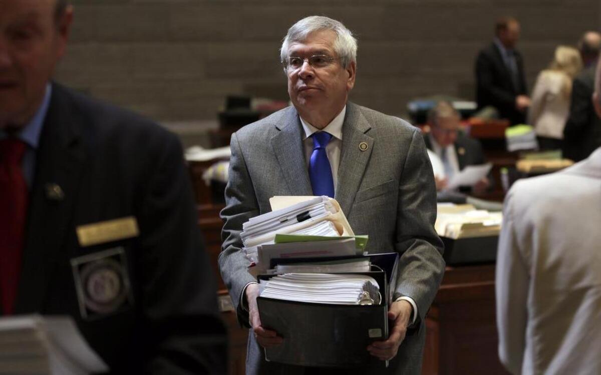 
Sen. Wayne Wallingford, a Cape Girardeau Republican, packed up for the year after the Missouri Senate adjourned three hours early on Friday, concluding a tumultuous week.
