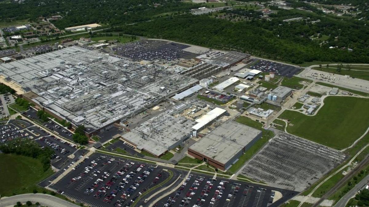 The expansive Bannister Federal Complex near Troost Avenue and Bannister Road includes buildings that were used for decades by workers making parts for nuclear weapons. This aerial view looks northwest.