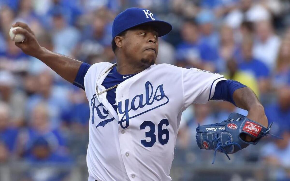 
Kansas City Royals starting pitcher Edinson Volquez.
