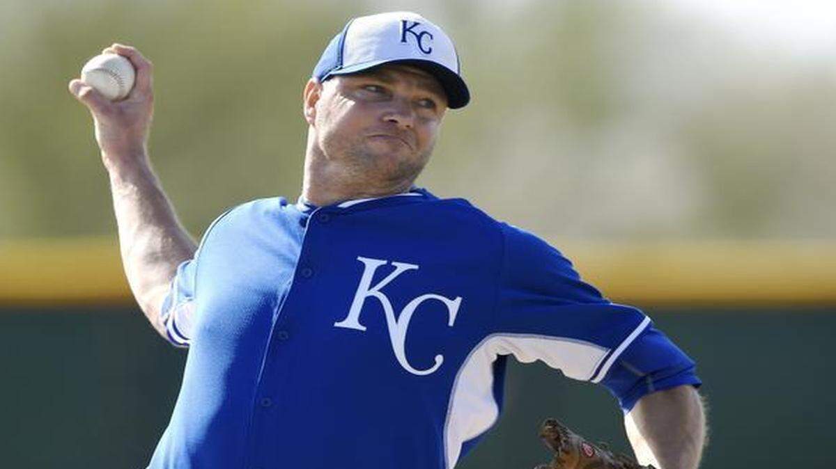 
Kansas City Royals pitcher Ryan Madson
