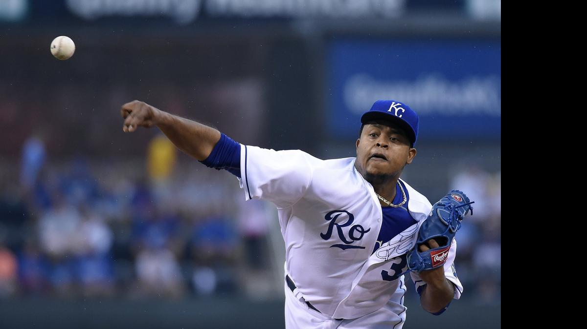 
Kansas City Royals pitcher Edinson Volquez will make the final start of the first half of the season.
