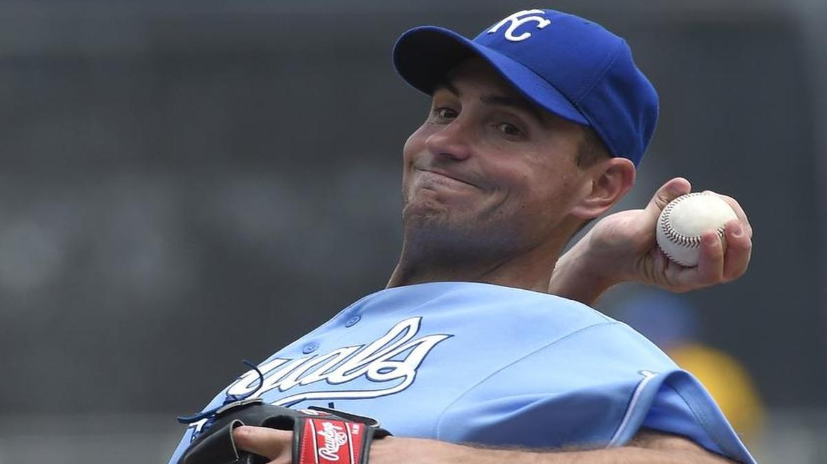 
After Jeremy Guthrie gave up nine runs in two-plus innings on Tuesday, the Royals have left a vacancy in their rotation for Sunday, the day of Guthrie’s next scheduled start against the Cleveland Indians. It is thought that the organization favors Chris Young (pictured) for the role, though he has been confined to the bullpen since August. 
