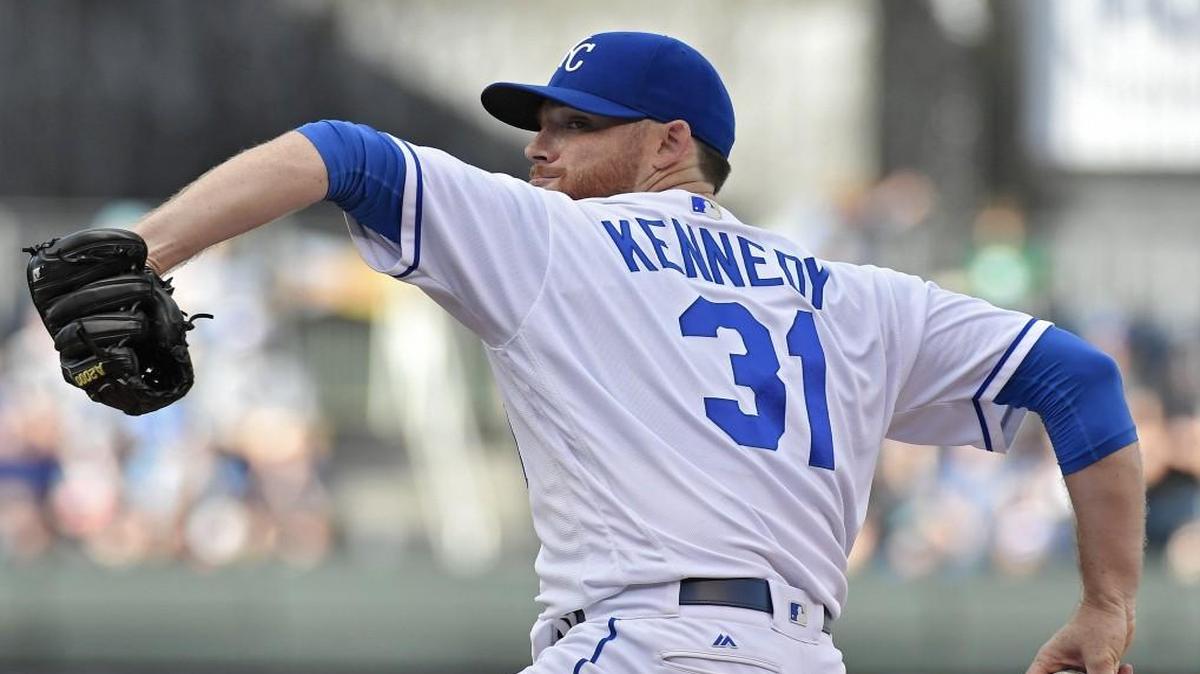 Kansas City Royals starting pitcher Ian Kennedy.