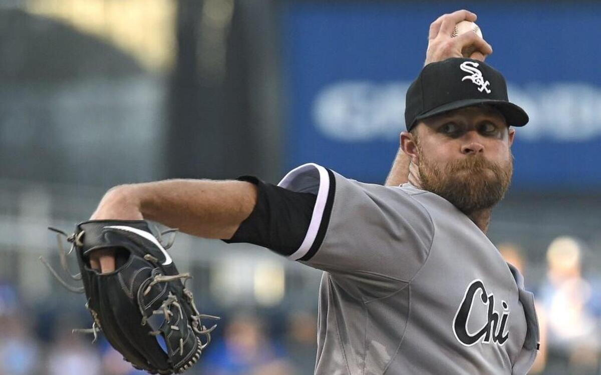 
Chicago White Sox starting pitcher John Danks.
