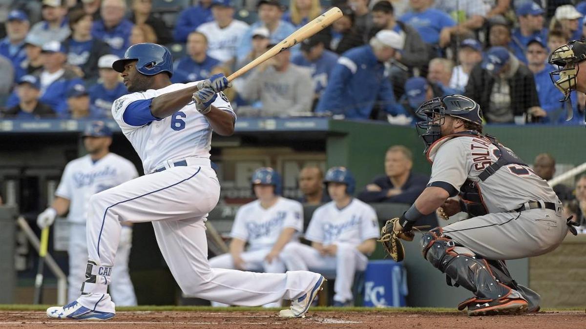Kansas City Royals center fielder Lorenzo Cain.
