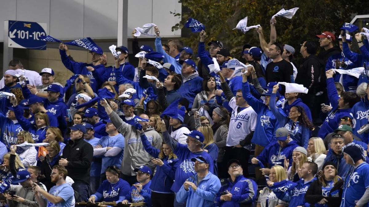 
Kauffman Stadium was sold out for Fridays’ ALCS Game 1 and the game drew a 41.3 local rating on TV.
