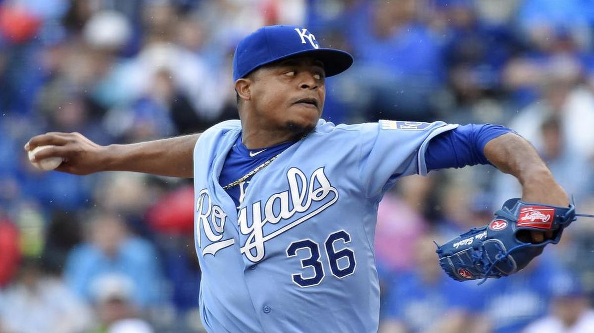 
Royals starting pitcher Edinson Volquez
