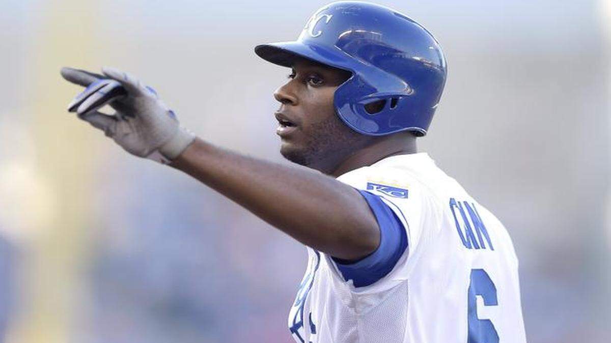 
Kansas City Royals outfielder Lorenzo Cain.
