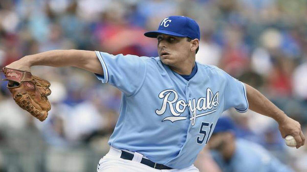 
Kansas City Royals starting pitcher Jason Vargas.
