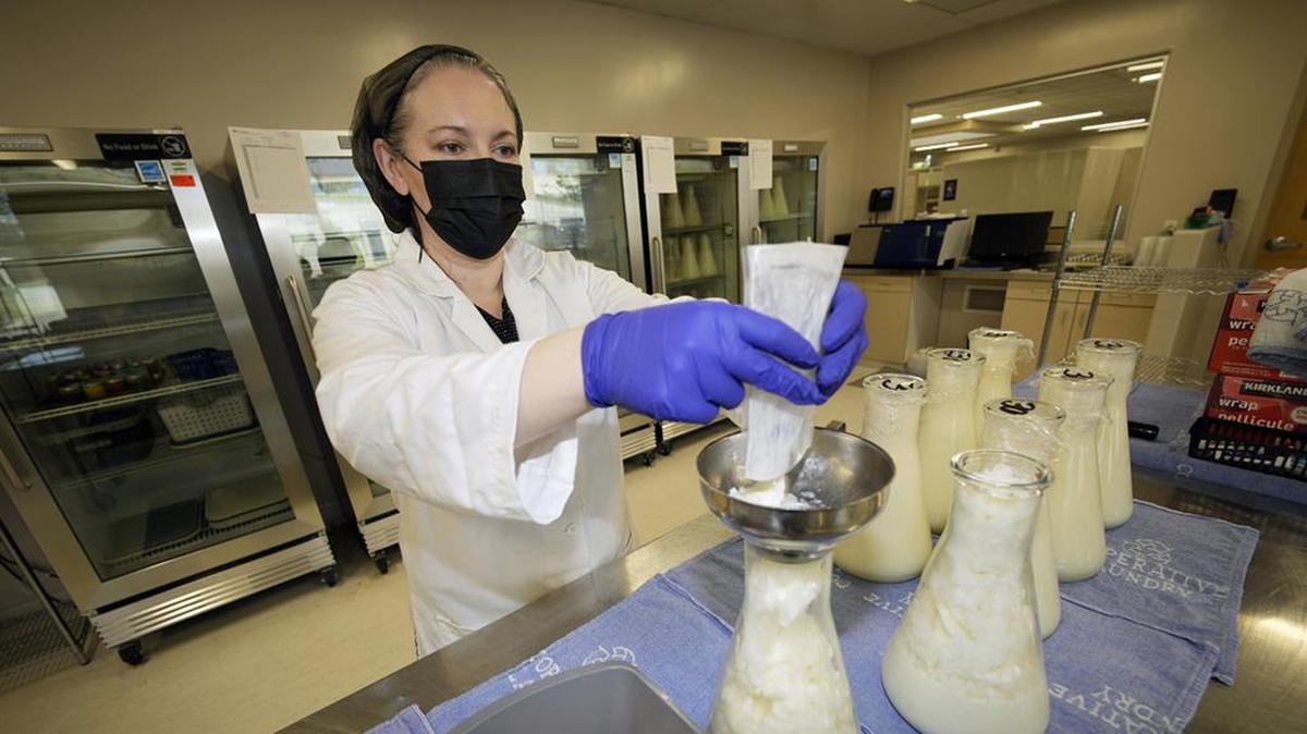 They’ll have to drive out of state, but there are banks that provide milk from lactating mothers.