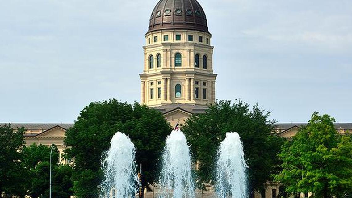 Kansas Capitol building in Topeka.