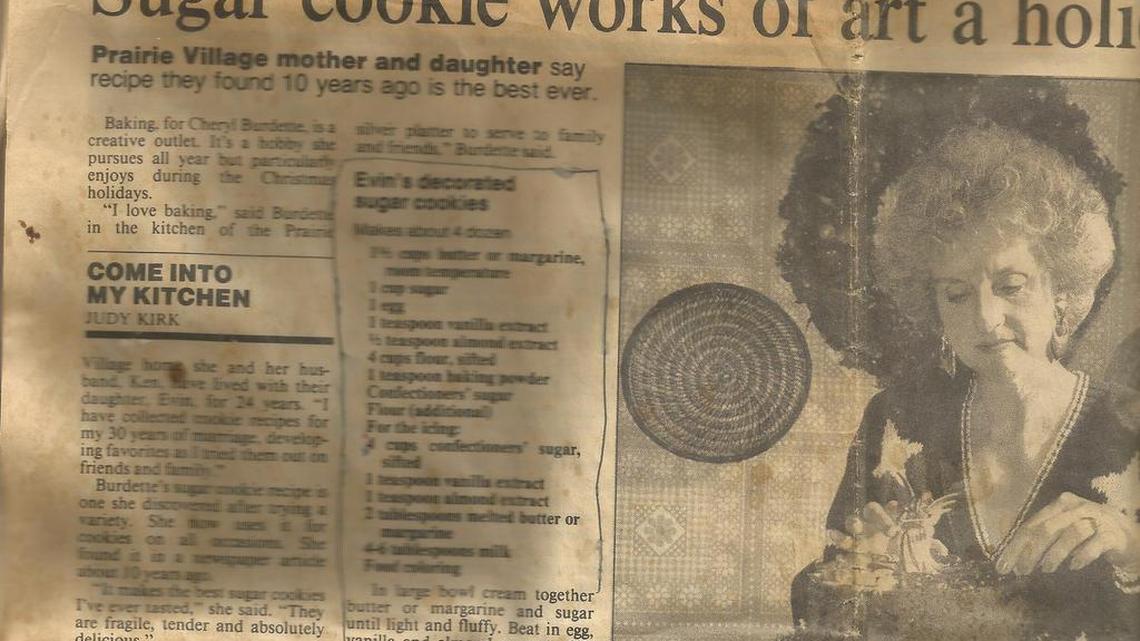 Sally Clausen of Sioux City, Iowa has long enjoyed the cookies from this stained and creased copy of a recipe that originally ran in The Star in 1991.