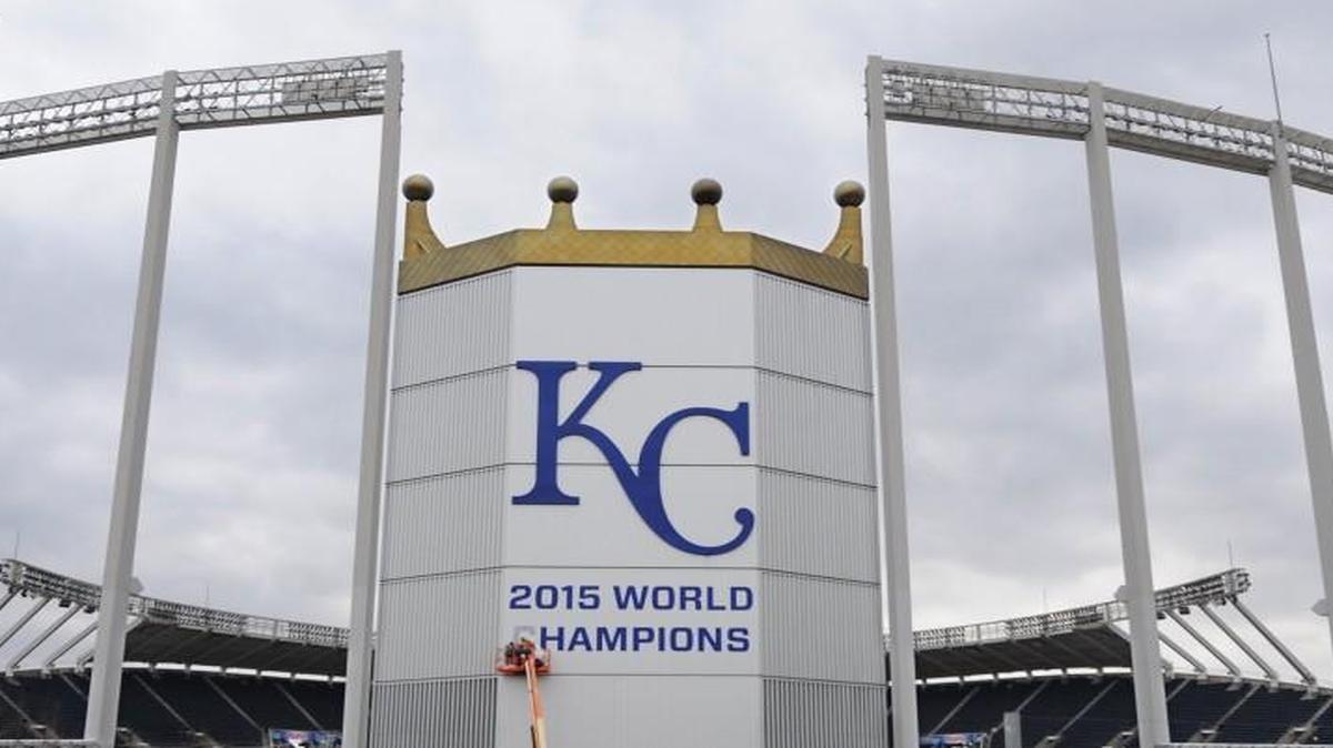 A special photo will be taken high above Kauffman Stadium before Sunday’s season opener.