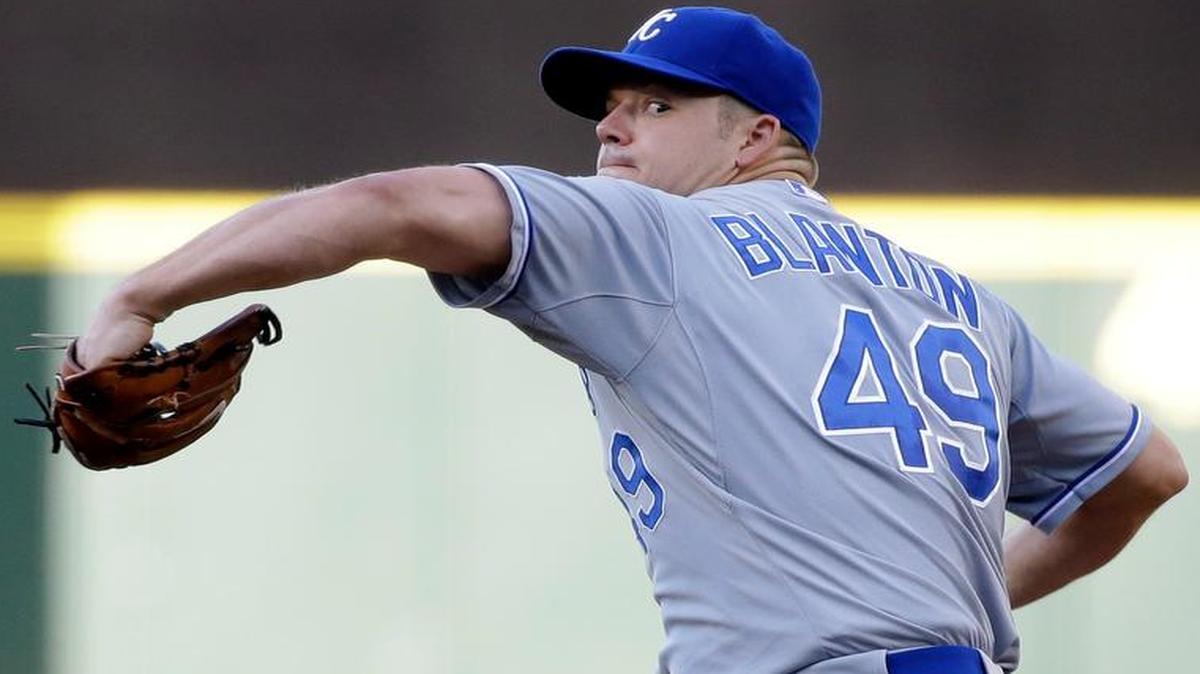 
Joe Blanton probably earned himself another start for the Royals after spinning six innings of one-run baseball on Monday night against the Seattle Mariners. Manager Ned Yost has not yet committed to his rotation for next week in Houston, but Blanton is one of three candidates to pitch next Tuesday against the Astros.

