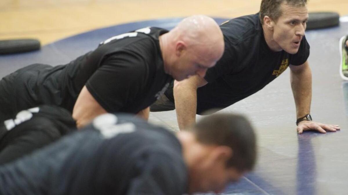 Missouri Governor Eric Greitens has enjoyed enough success to walk away with some added pop in the pushups he performs with police, writes Steve Kraske.