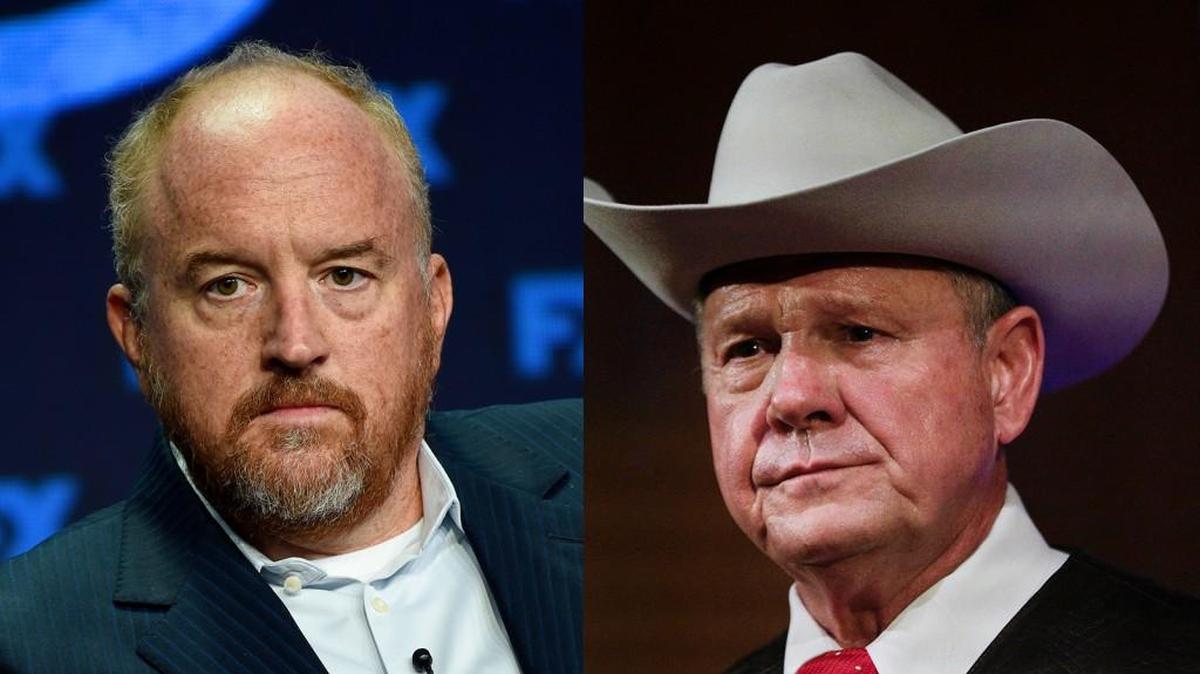 Louis C.K. and Roy Moore were both accused Thursday of preying on women.