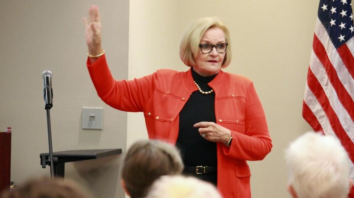 A lot of officials stay clear of areas where a win is unlikely, but Claire McCaskill is adept at fielding questions that range from angry to furious.