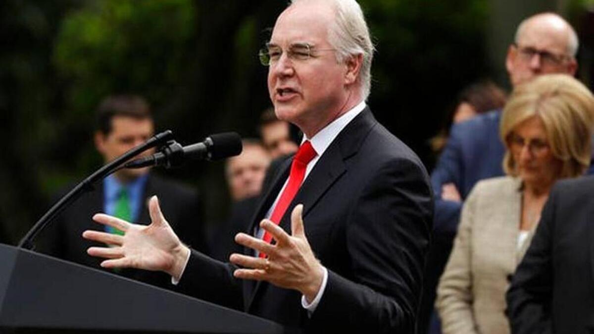 A quiz from Melinda Henneberger: Was a reporter really arrested after repeatedly trying to ask Tom Price a question?