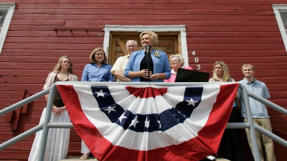 In 2005, Claire McCaskill announced her candidacy for United States Senate standing in front of the old feed mill her family used to run.