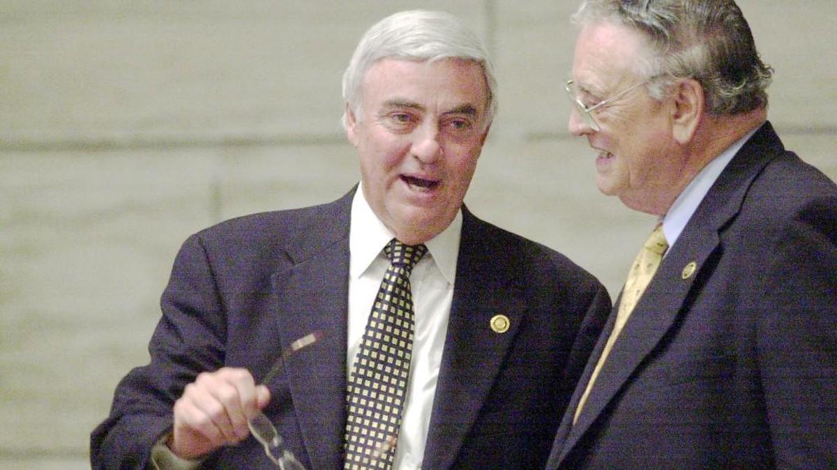 “We as Democrats are going to have to move to the middle of the road or we’re never going to be in charge again,” said Jim Mathewson, the former Senate president pro tem from Sedalia, in 2004.