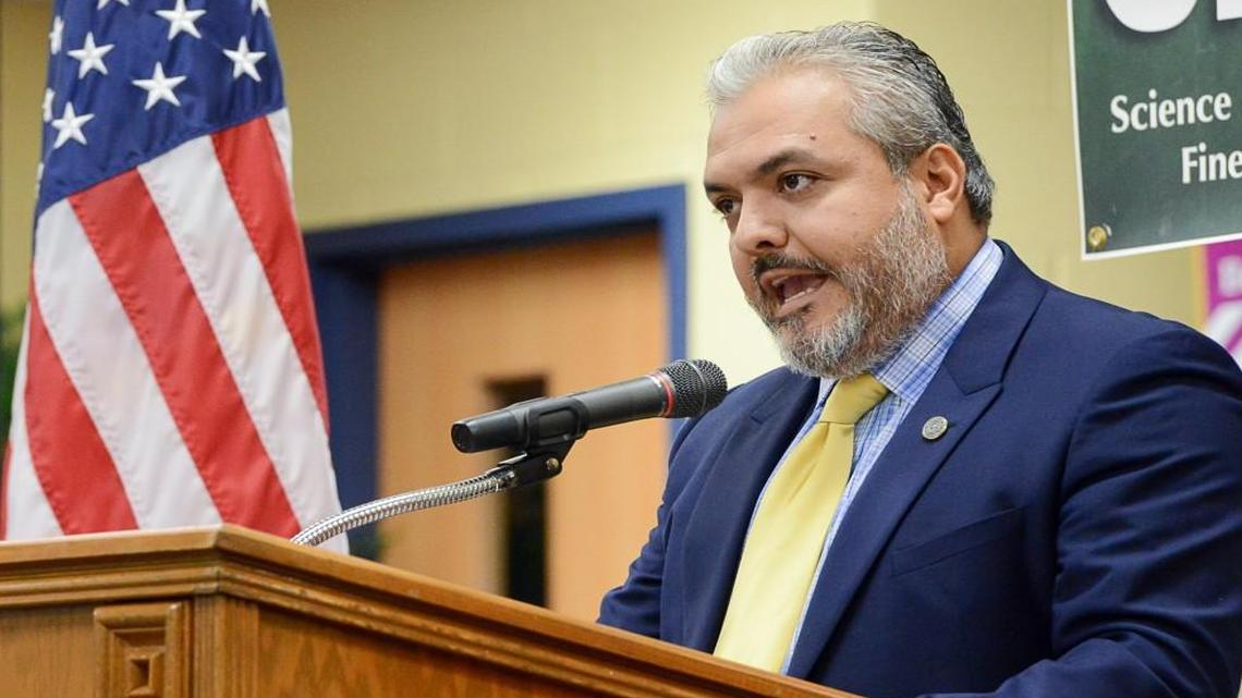 Texas State Board of Education member Ruben Cortez and an ad-hoc committee of scholars last week in Brownsville called on the state board to reject a proposed Mexican-American studies textbook as factually inaccurate and “dripping with racism.”