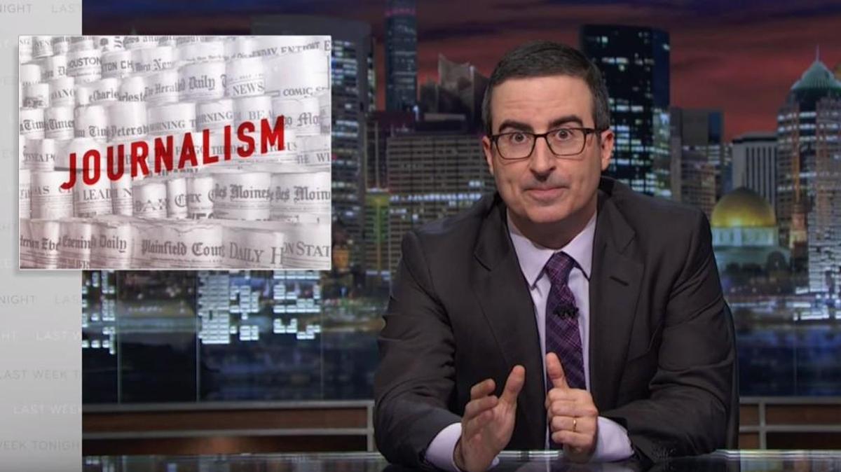 HBO’s John Oliver provided the best defense of newspapers — ever. His recent “Last Week Tonight with John Oliver” piece about the suffering newspaper industry has gone viral in journalism circles, but he deserves a broader audience.