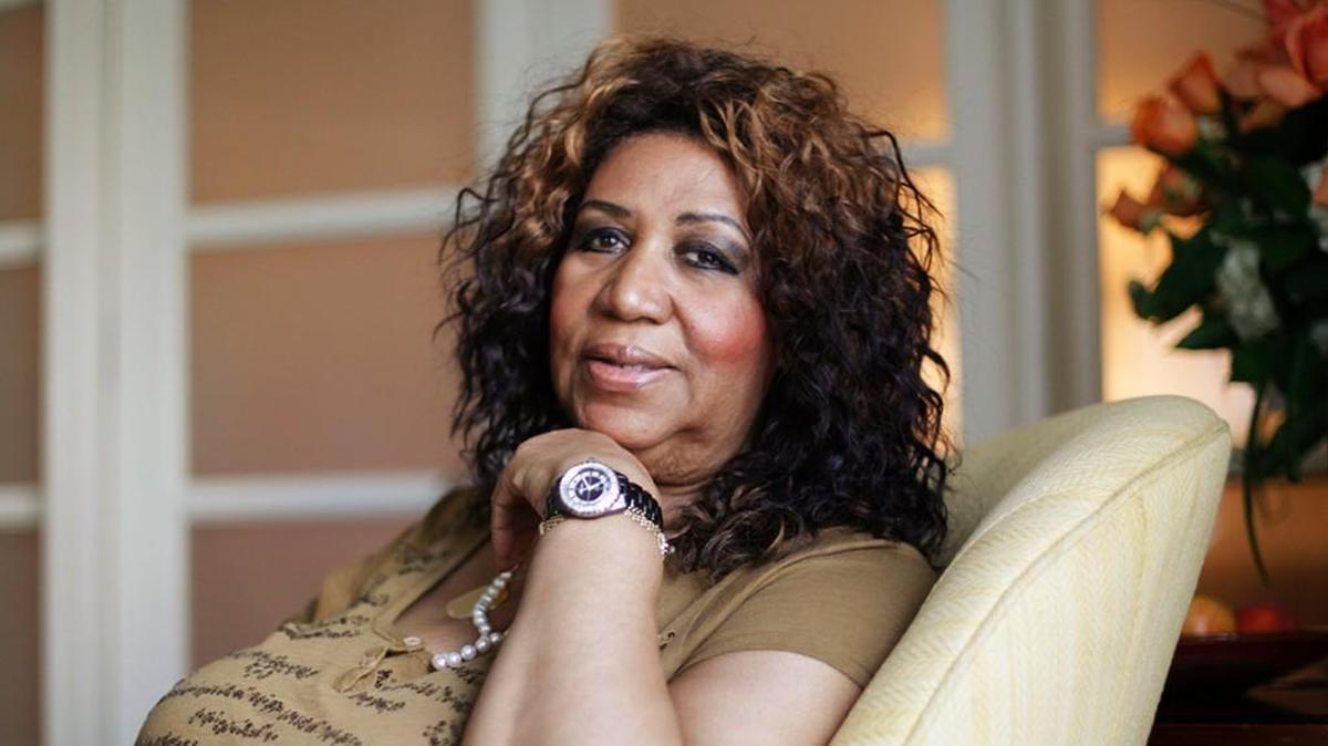 Soul singer Aretha Franklin in 2010