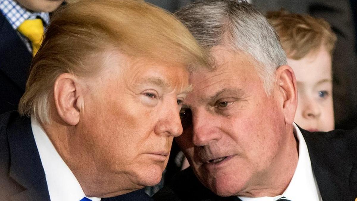 President Donald Trump and Franklin Graham