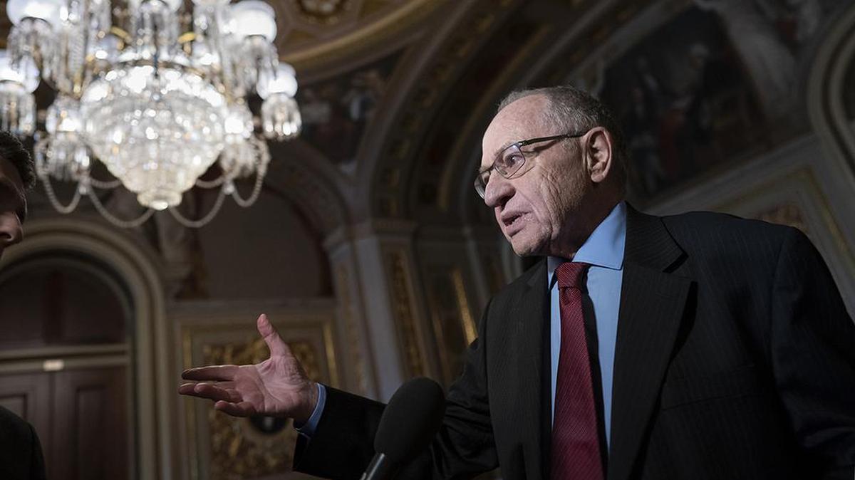 Alan Dershowitz, a Harvard law professor joined President Donald Trump’s legal team at his second impeachment trial. (AP Photo/J. Scott Applewhite)