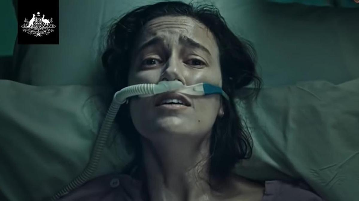 With its “Dont Be Complacent” TV ad, the Australian government is showing citizens the scary realities of COVID-19.