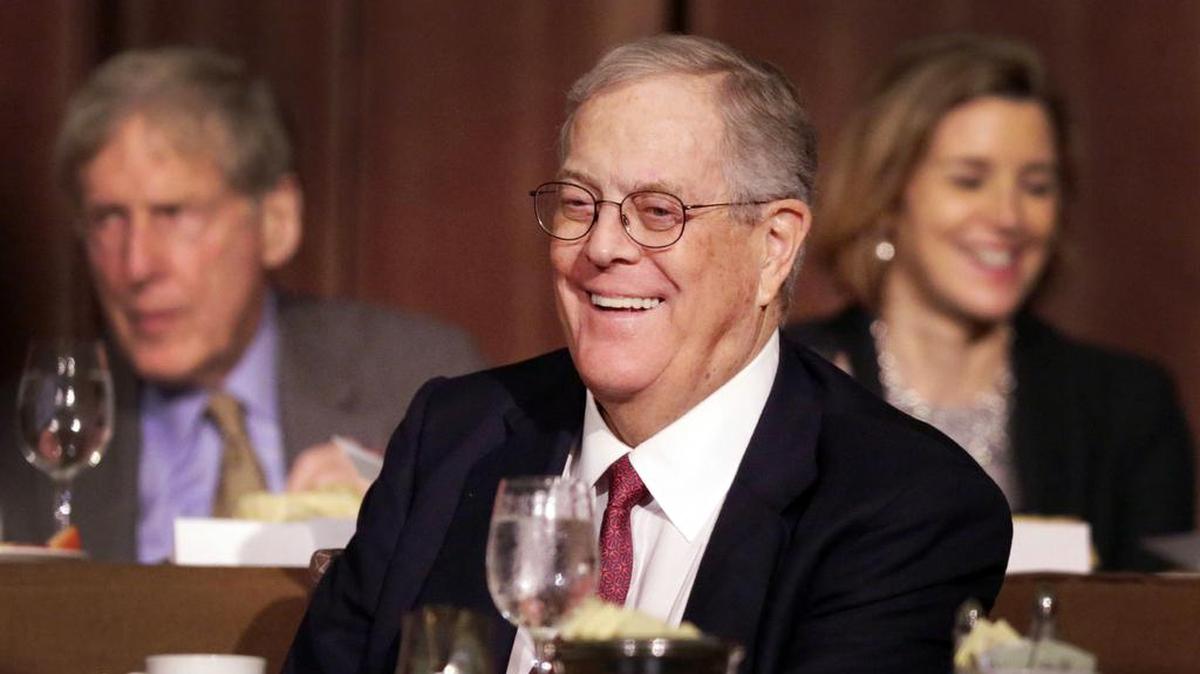 The Koch network’s reach is illustrated by an agenda for a 2014 “donor summit” sponsored by their Freedom Partners. The agenda topics included “Energy: Changing the Narrative.”