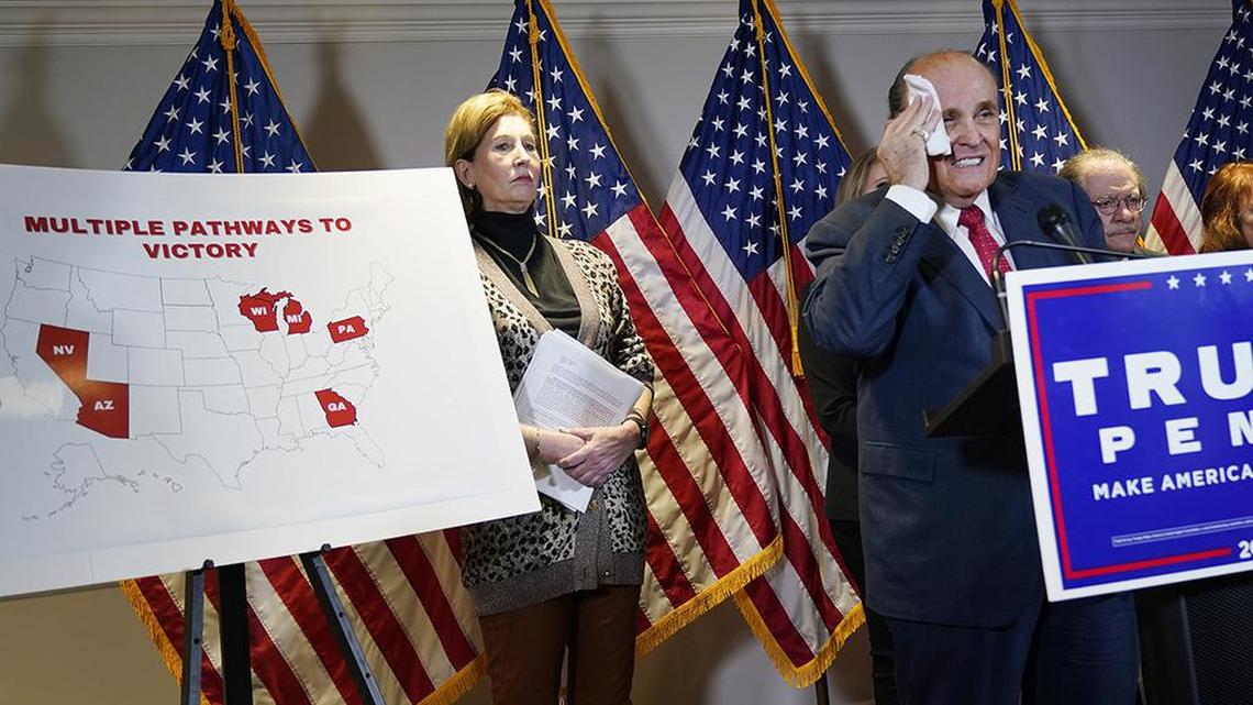 Why are Republicans letting Rudy Giuliani and other minions of President Donald Trump play out this absurd fantasy that he’ll overturn the will of millions of Americans?