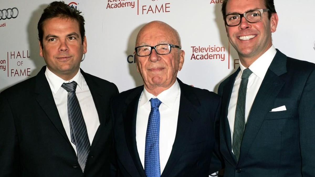 James Murdoch, right, with brother Lachlan and father Rupert, seems blissfully unaware of — or in denial about — his role in creating the Trump phenomenon, fueling the rise of a xenophobic, racist demagogue.