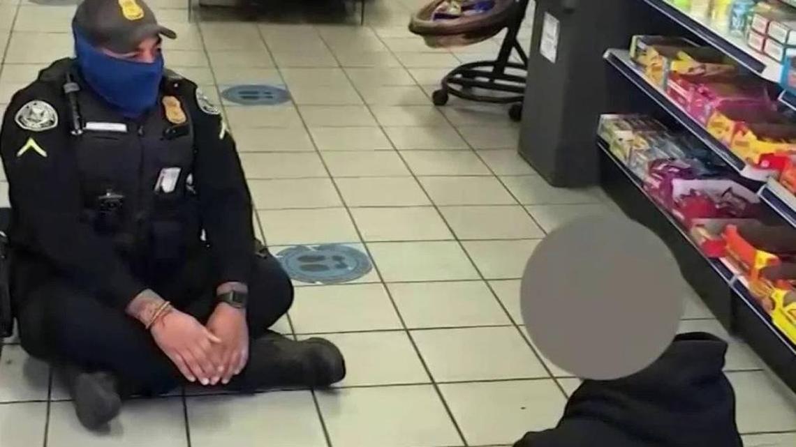 Police officers in Hyattsville, Maryland, acted with peaceful compassion when a man had a mental health crisis in a convenience store.